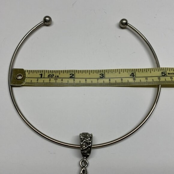 "Primitive Tribal" Stainless Steel Necklace - Picture 3 of 3